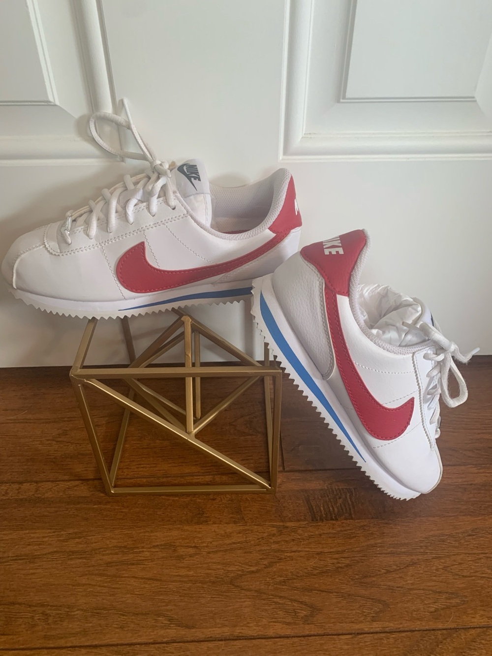 Nike Classic Cortez  with Red Swoosh